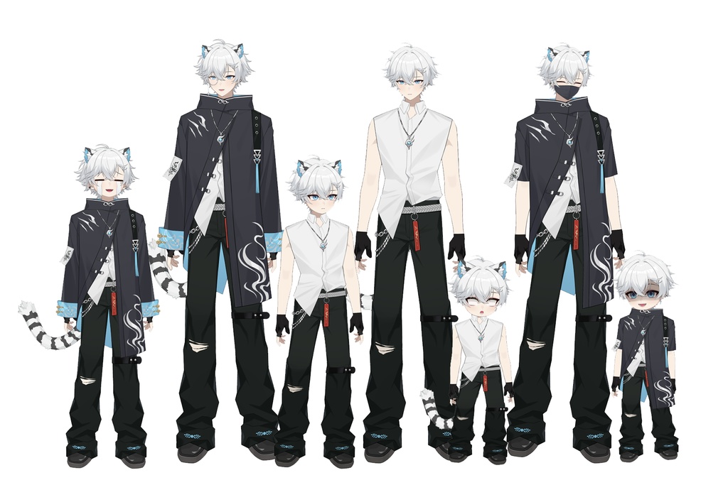 【限定1点】白虎お兄さん【SD等身変更可/VTS対応】