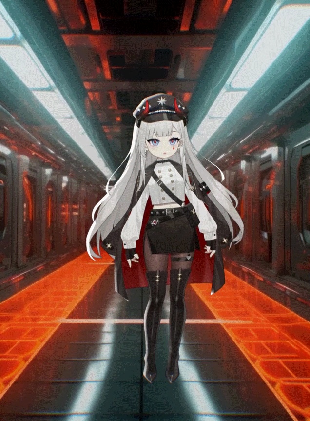 【限定1点】軍服の女の子【SD等身変更可】