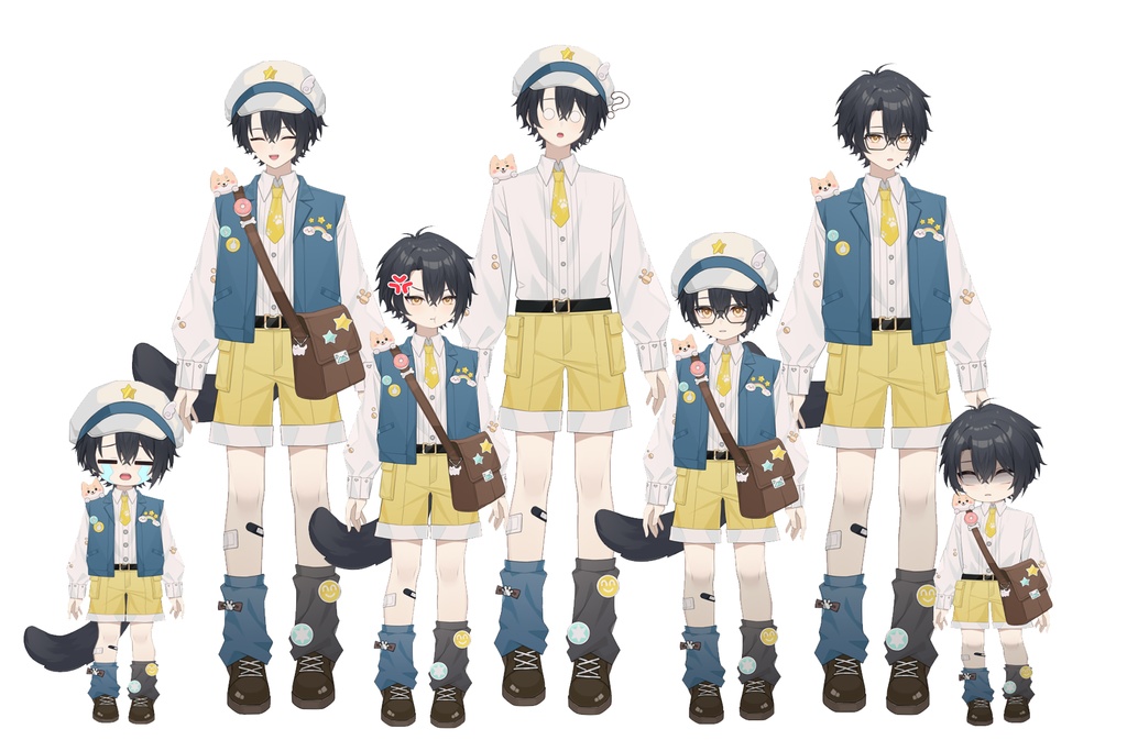 【限定1点】レター少年【SD等身変更可】