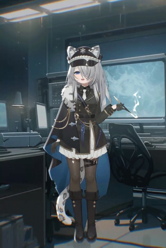 【限定1点】ユキヒョウの軍人ちゃん【SD等身変更可】