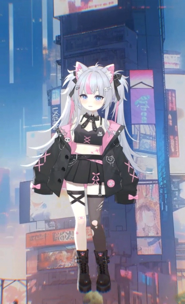 【限定1点】パンク猫耳少女【SD等身変更可】