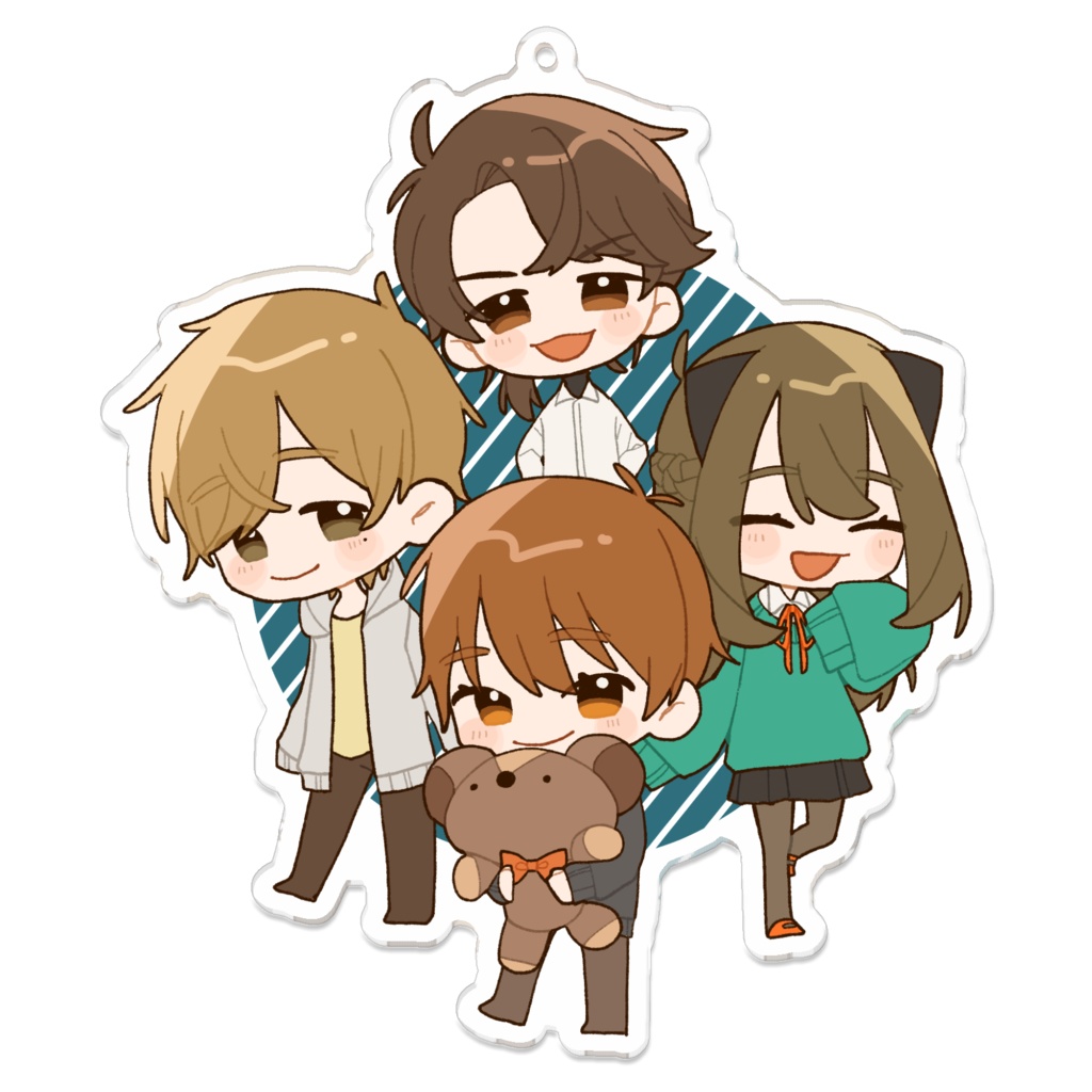 イエネコ-アクリルキーホルダー