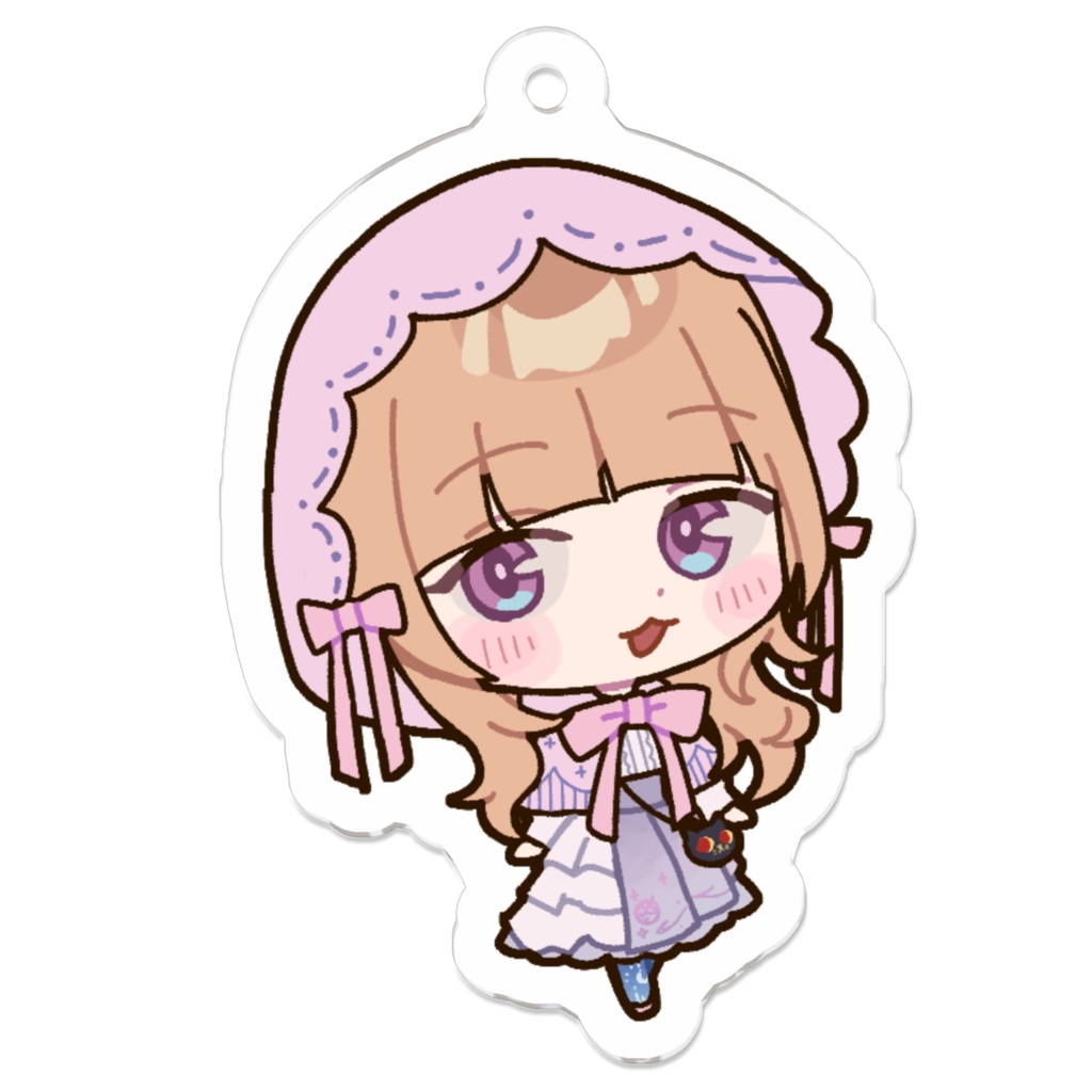 早坂よあけ-アクリルキーホルダー