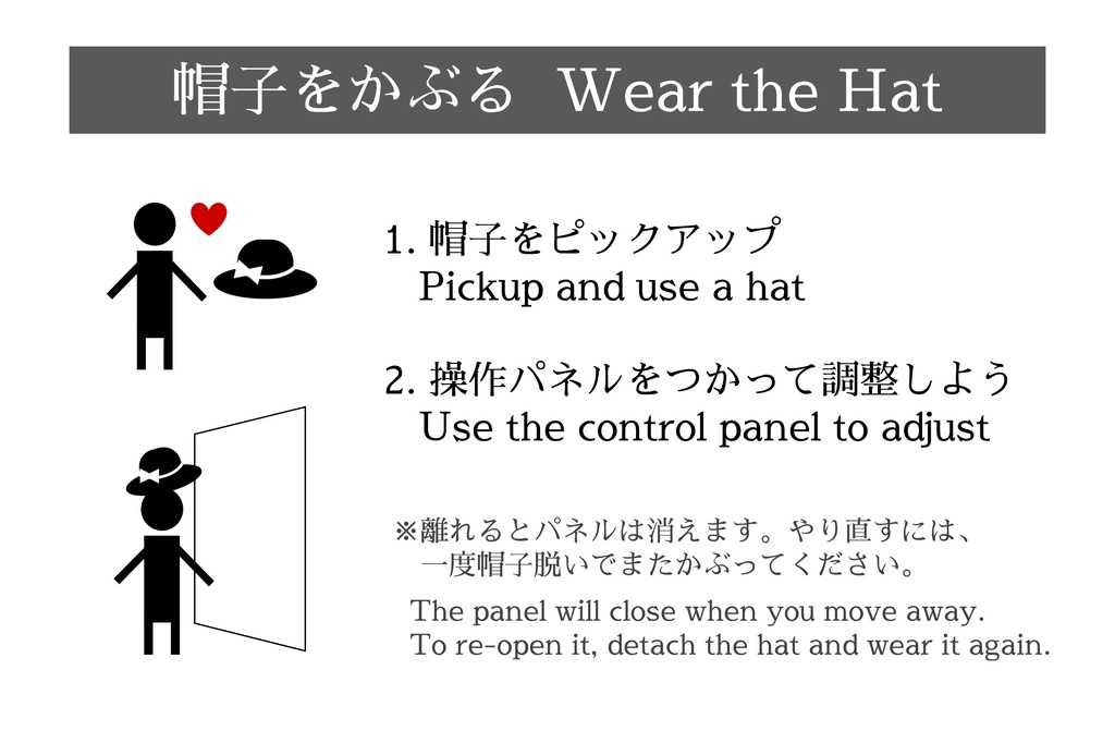 帽子・眼鏡・アクセサリー試着ギミック「UdonHat」