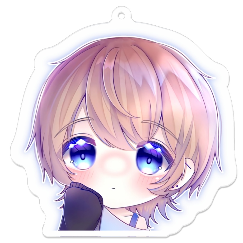 ミニせのん①(肩まで)アクキー70mm