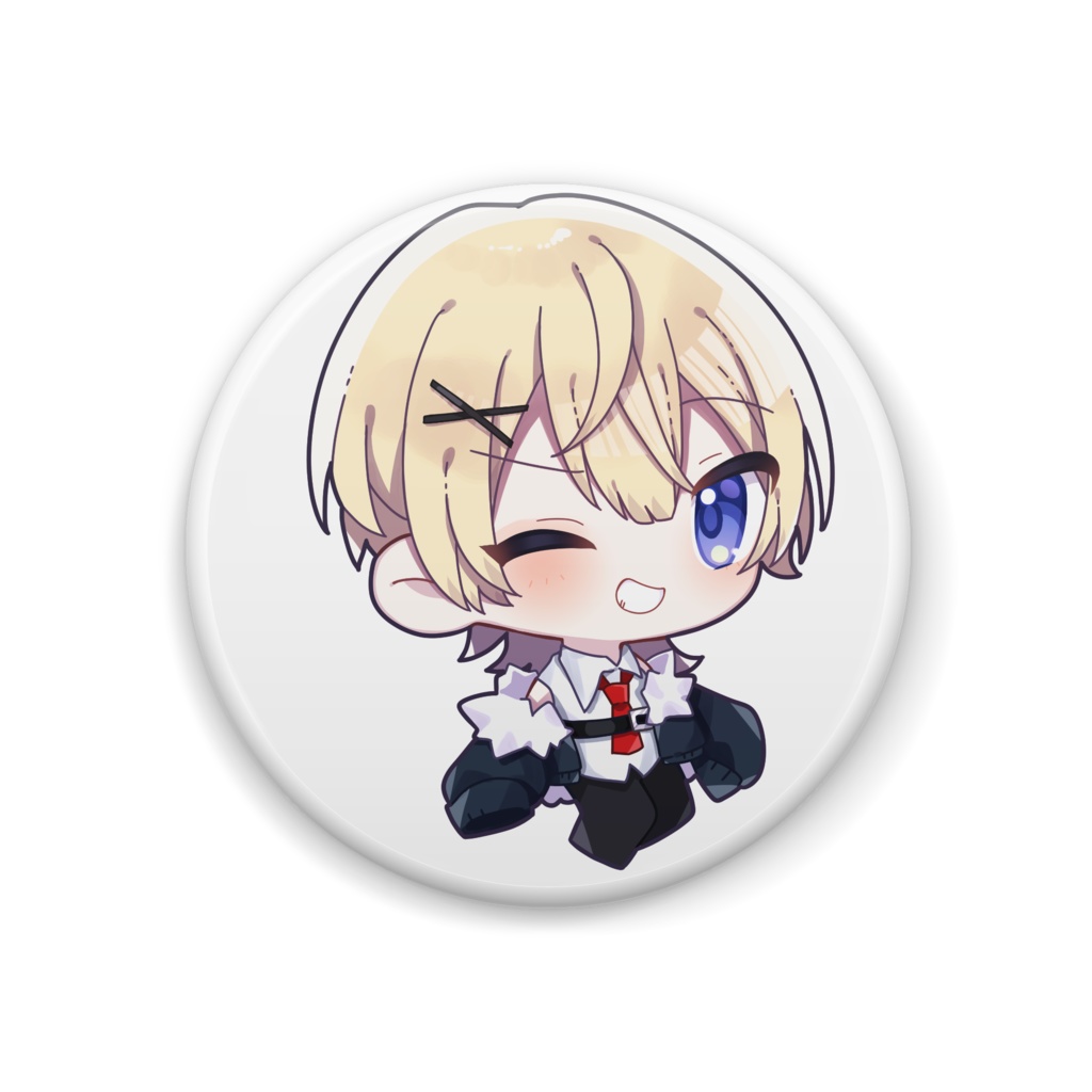 みにせの5缶バッチ44mmウインク