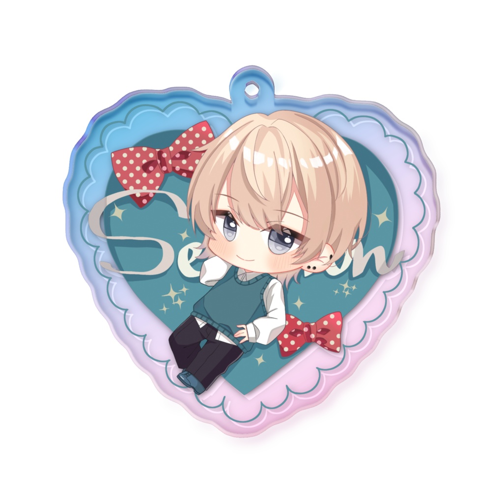 みにせの2背景ありオーロラアクキー各種