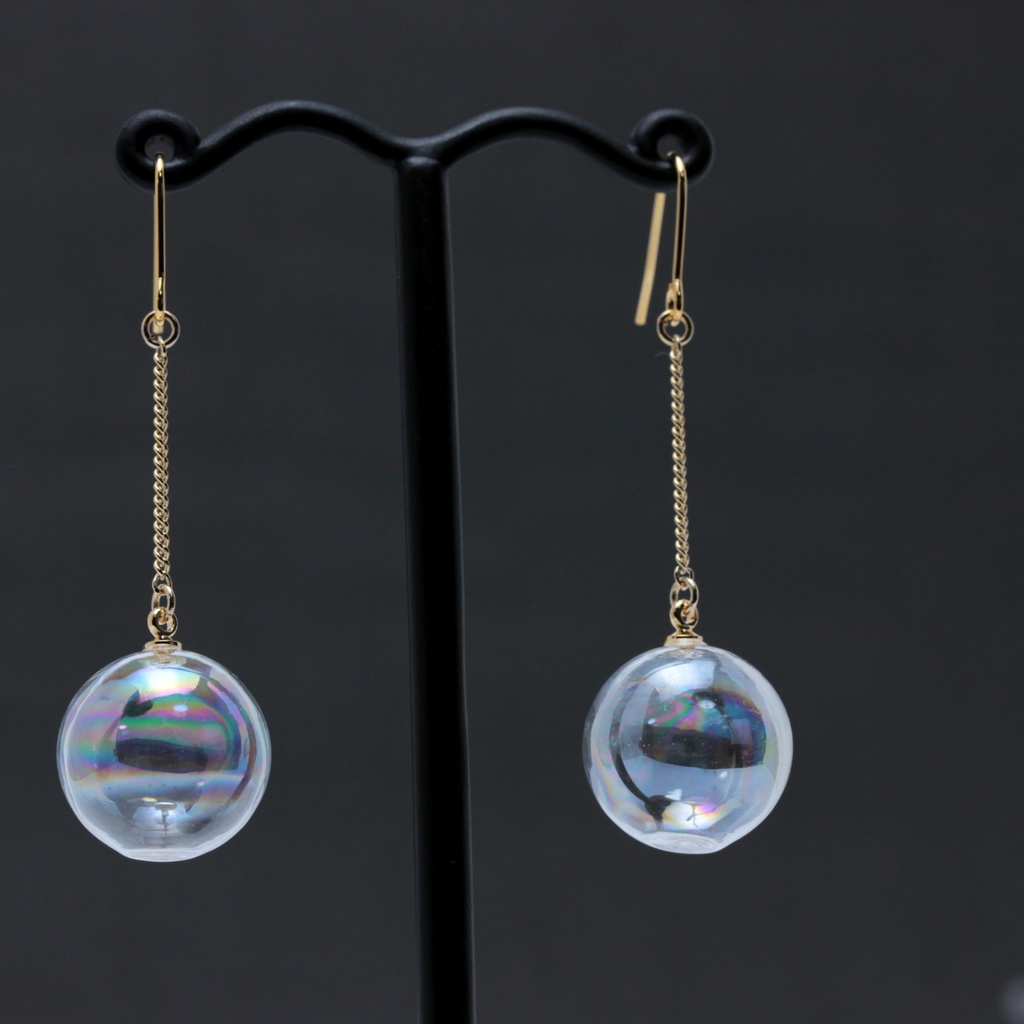 しゃぼんだま。(363) ピアス/イヤリング/ノンホールピアス/樹脂ピアス