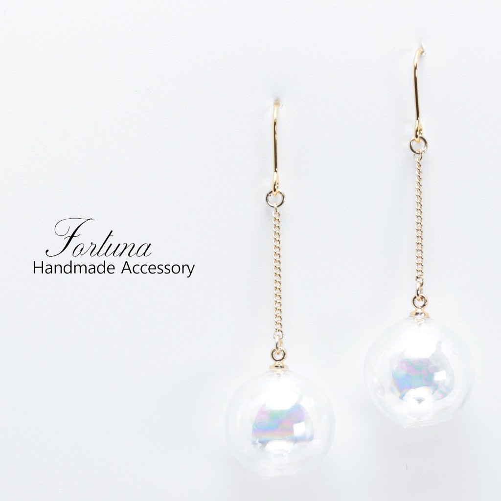 しゃぼんだま。(363) ピアス/イヤリング/ノンホールピアス/樹脂ピアス