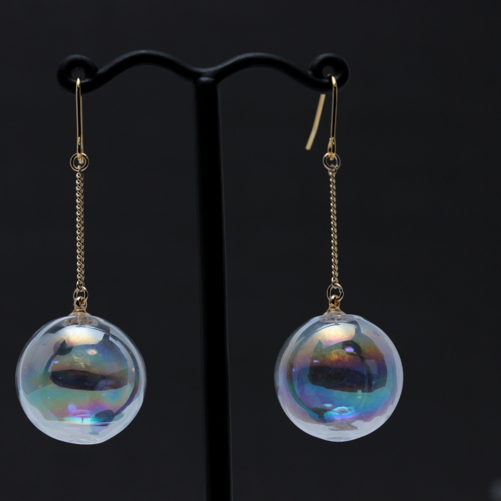 しゃぼんだま。(364) ピアス/イヤリング/ノンホールピアス/樹脂ピアス