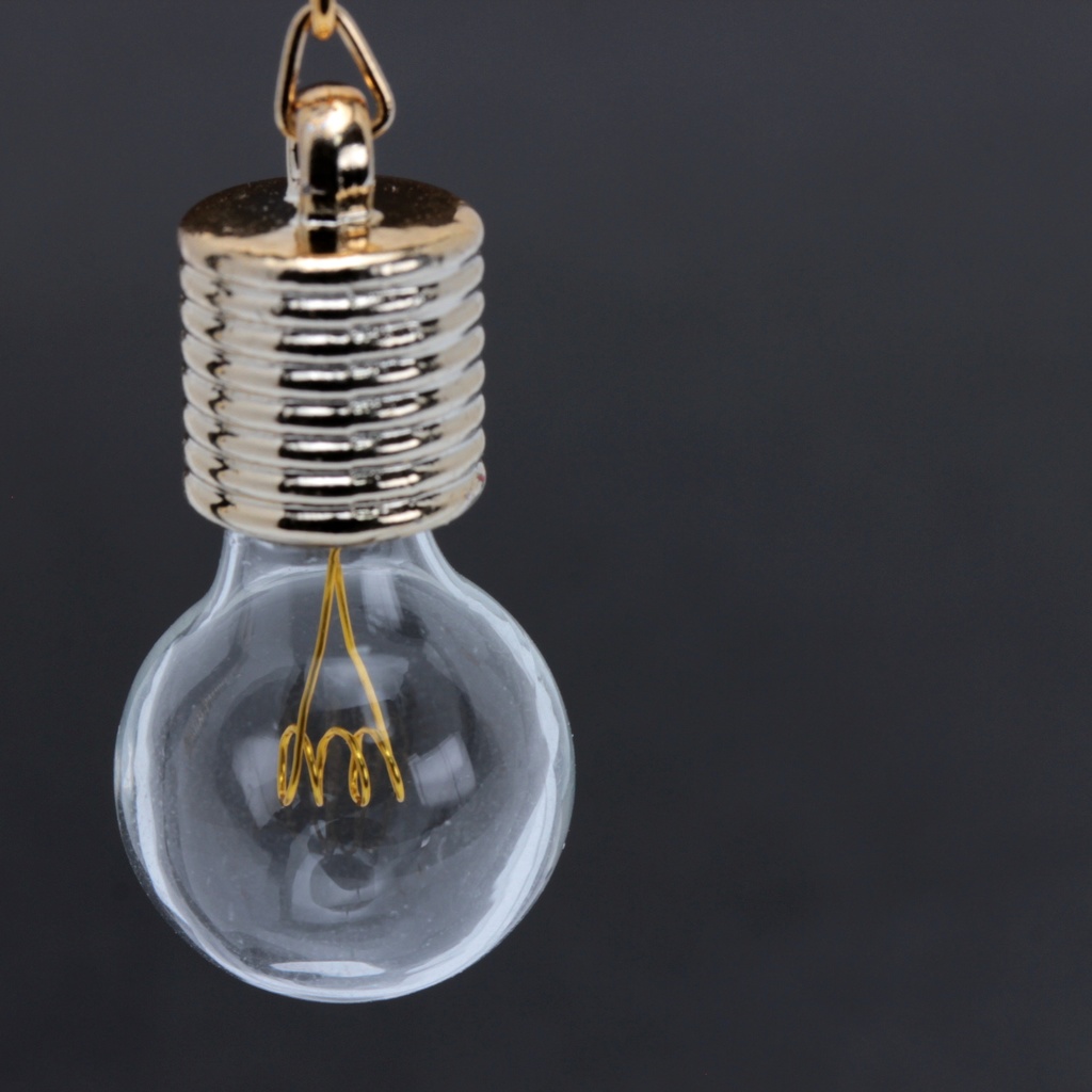 電球(378) ピアス/イヤリング/ノンホールピアス/樹脂ピアス