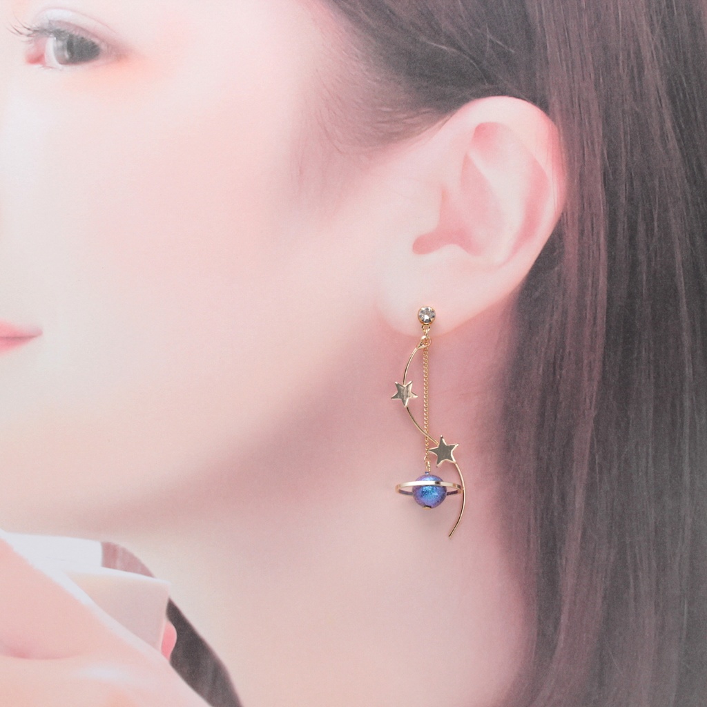 ゆらゆら☆PLANET(416) ピアス/ノンホールピアス/樹脂ピアス