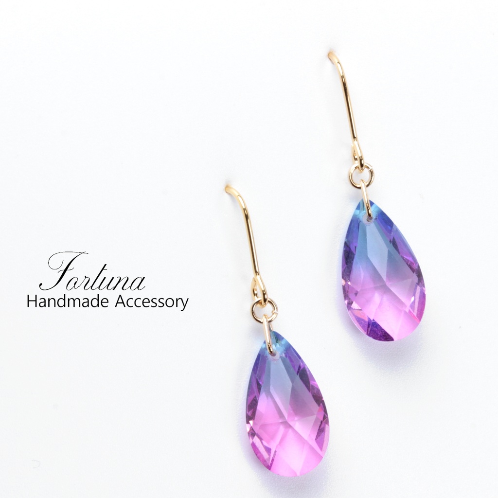 Gradation Color(443) ピアス/イヤリング/ノンホールピアス/樹脂ピアス