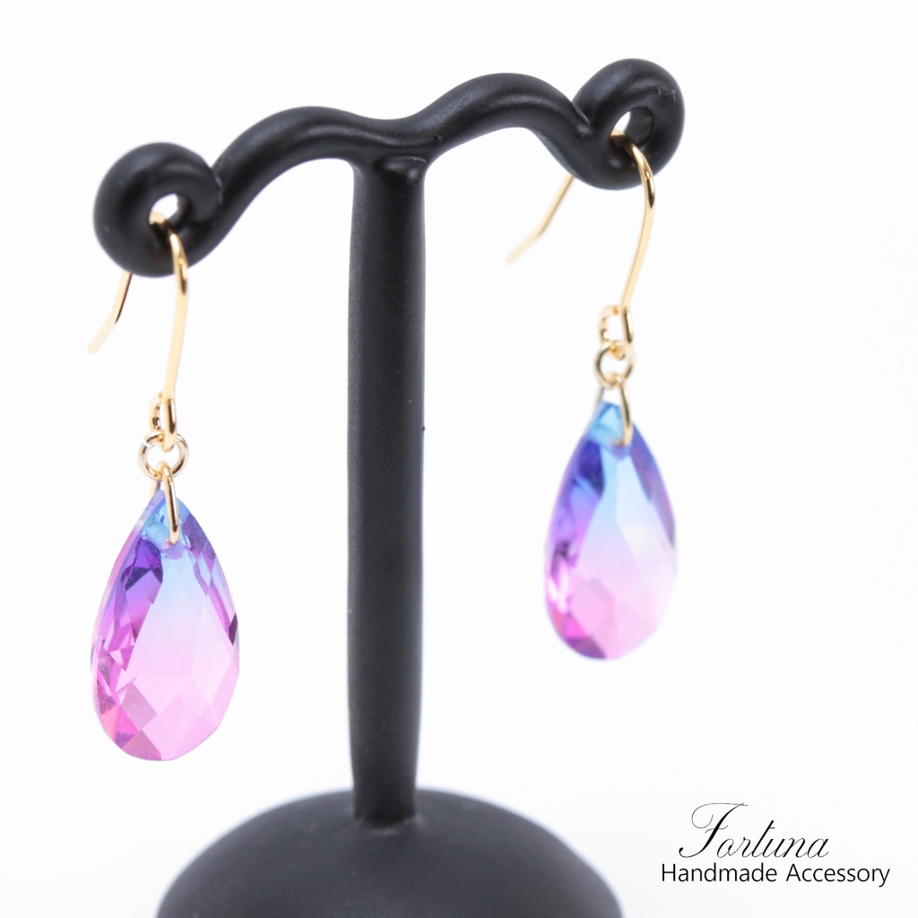 Gradation Color(443) ピアス/イヤリング/ノンホールピアス/樹脂ピアス