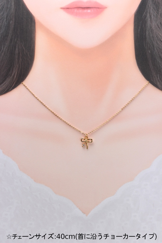 小さなリボン(452)ネックレス/ペンダント