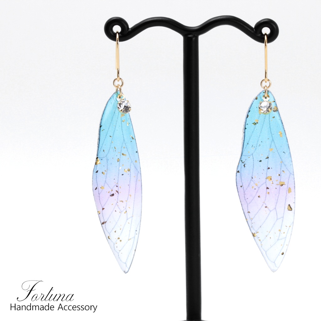 蝶羽~Light~(456) ピアス/イヤリング/ノンホールピアス/樹脂ピアス