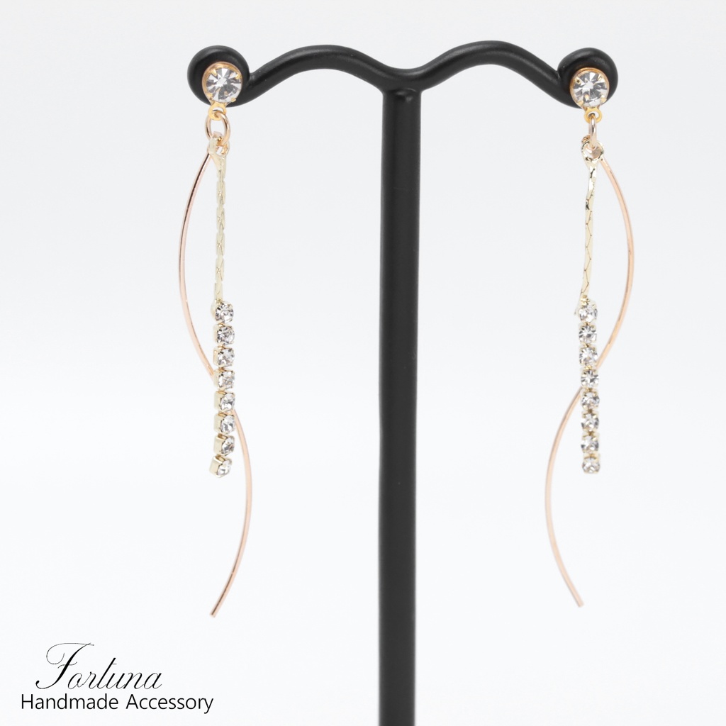 シンプルウェーブ(473) ピアス/ノンホールピアス/樹脂ピアス