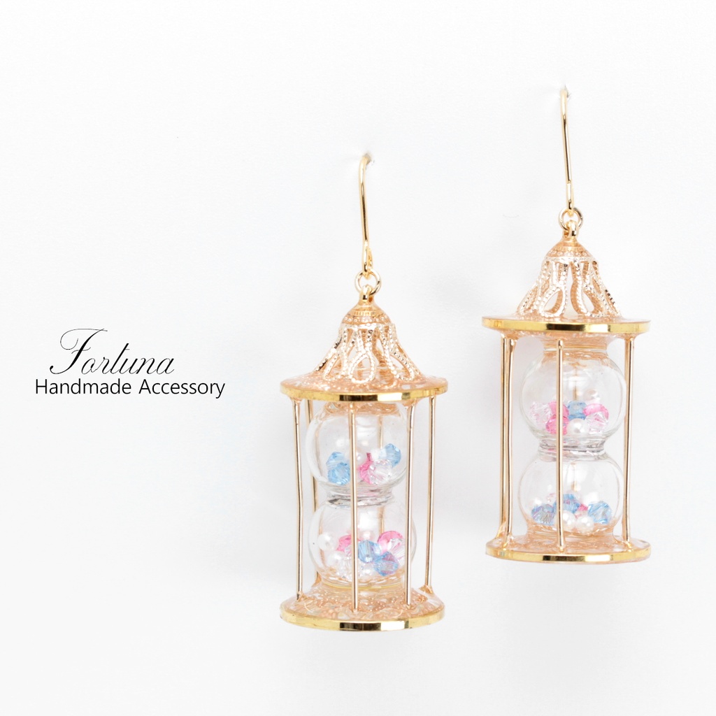 おとぎの国の砂時計(516) ピアス/イヤリング/ノンホールピアス/樹脂ピアス