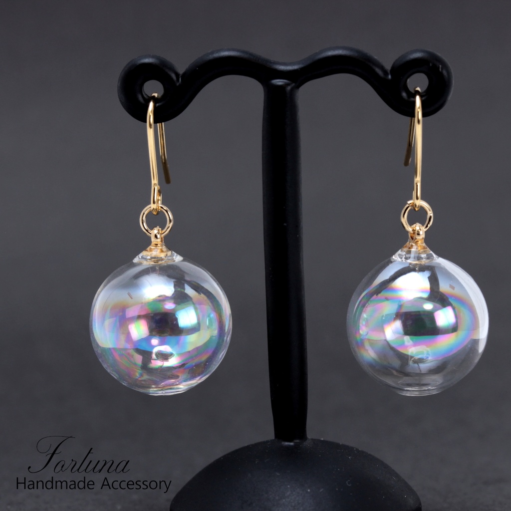 しゃぼんだま。(553) ピアス/イヤリング/ノンホールピアス/樹脂ピアス