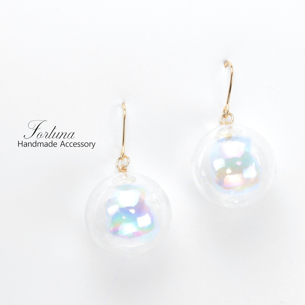 しゃぼんだま。(554) ピアス/イヤリング/ノンホールピアス/樹脂ピアス