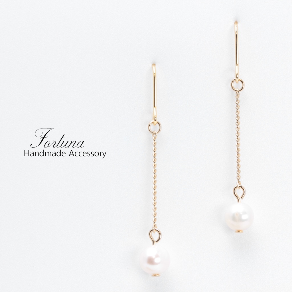 天然淡水パール(560) ピアス/イヤリング/ノンホールピアス/樹脂ピアス