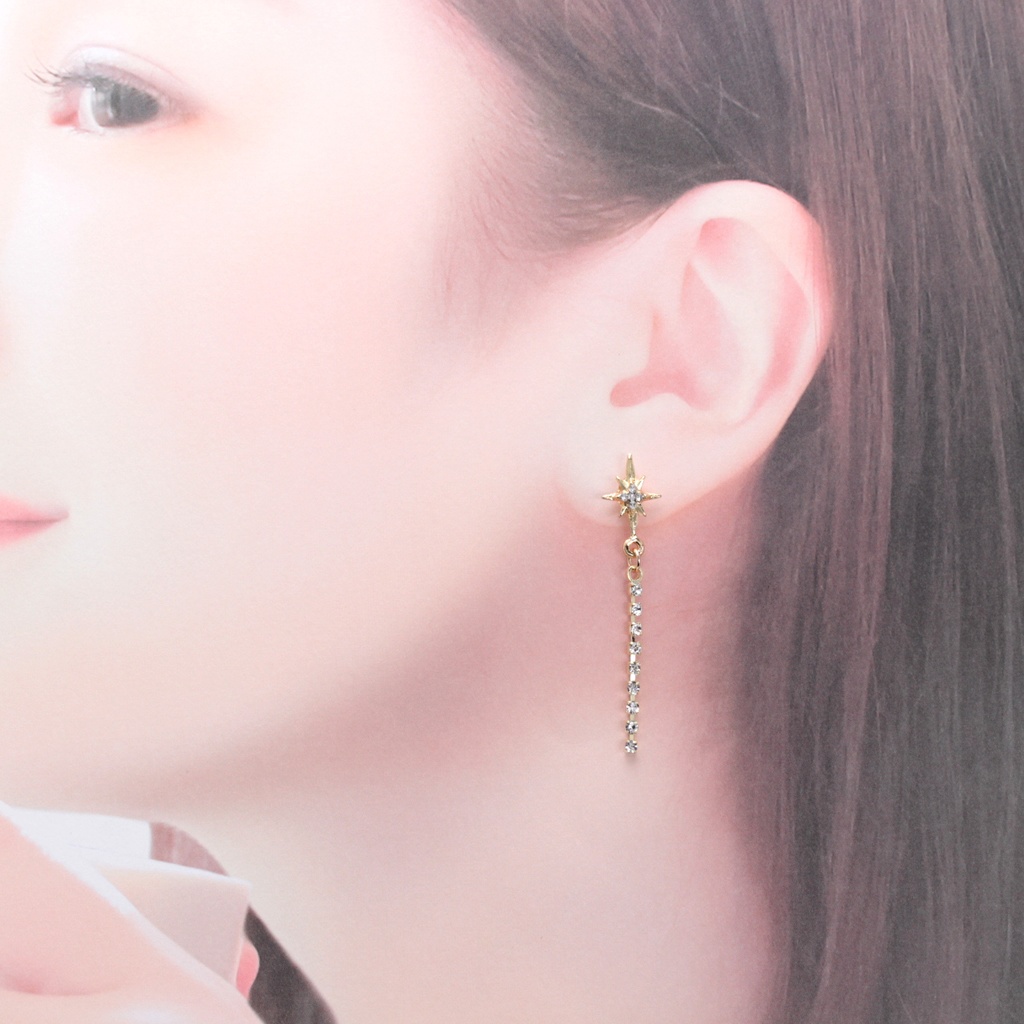 STAR LINE(642) ピアス/ノンホールピアス/樹脂ピアス