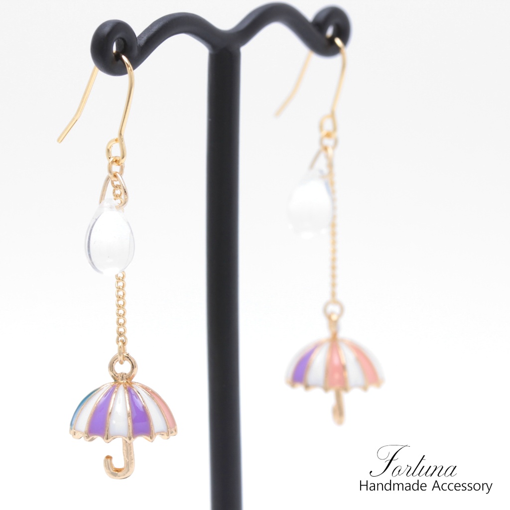 colorful umbrella(662) ピアス/イヤリング/ノンホールピアス/樹脂ピアス