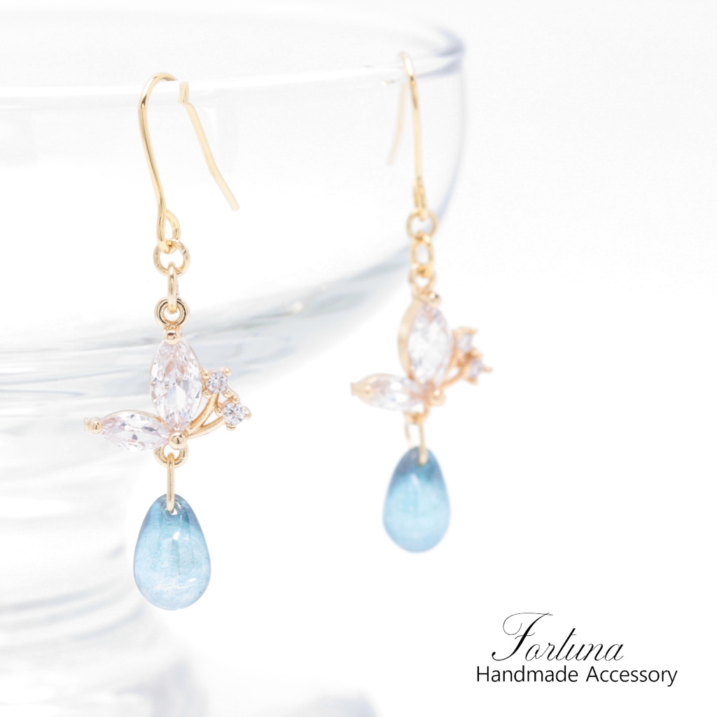 Butterfly Rain(751) ピアス/イヤリング/ノンホールピアス/樹脂ピアス