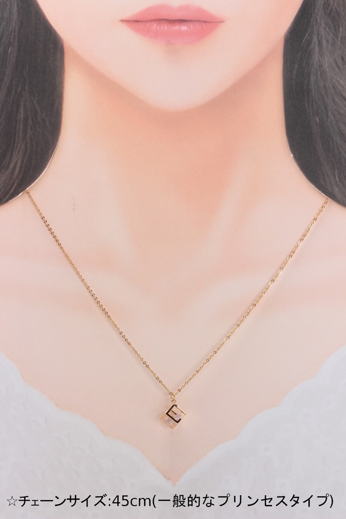 キューブクリスタル~Gold~(823) ネックレス/ペンダント