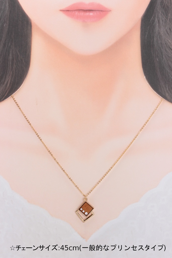 Triple Crystal(853)ネックレス/ペンダント