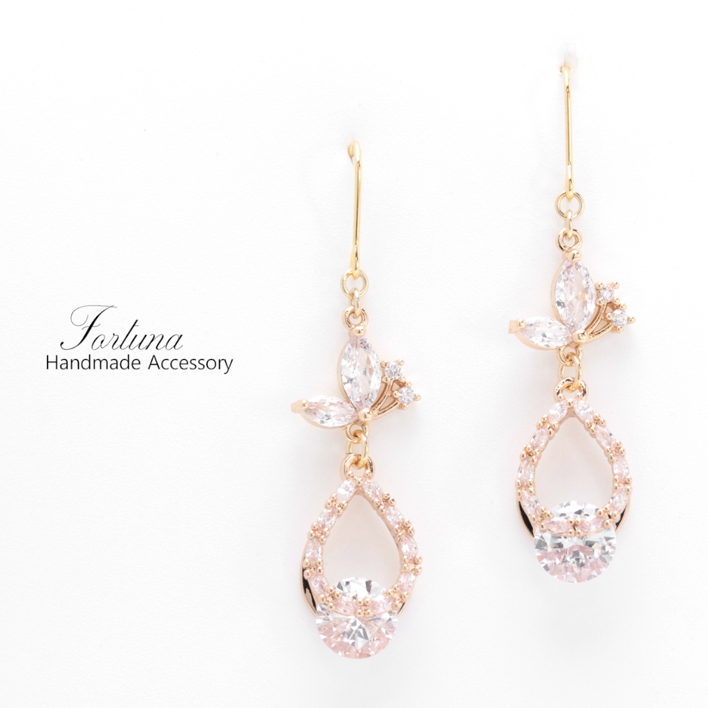 Butterfly Drop(902) ピアス/イヤリング/ノンホールピアス/樹脂ピアス