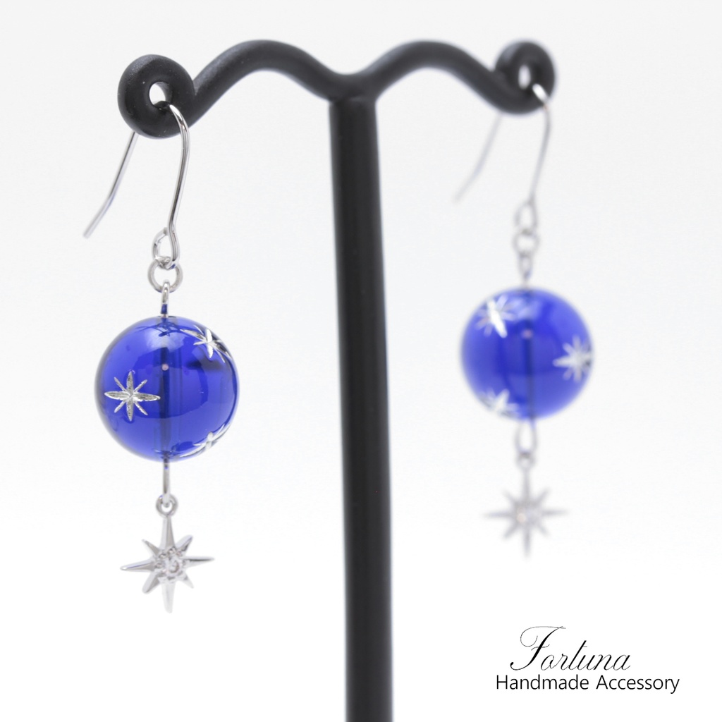 Blue Star(911) ピアス/ノンホールピアス/樹脂ピアス