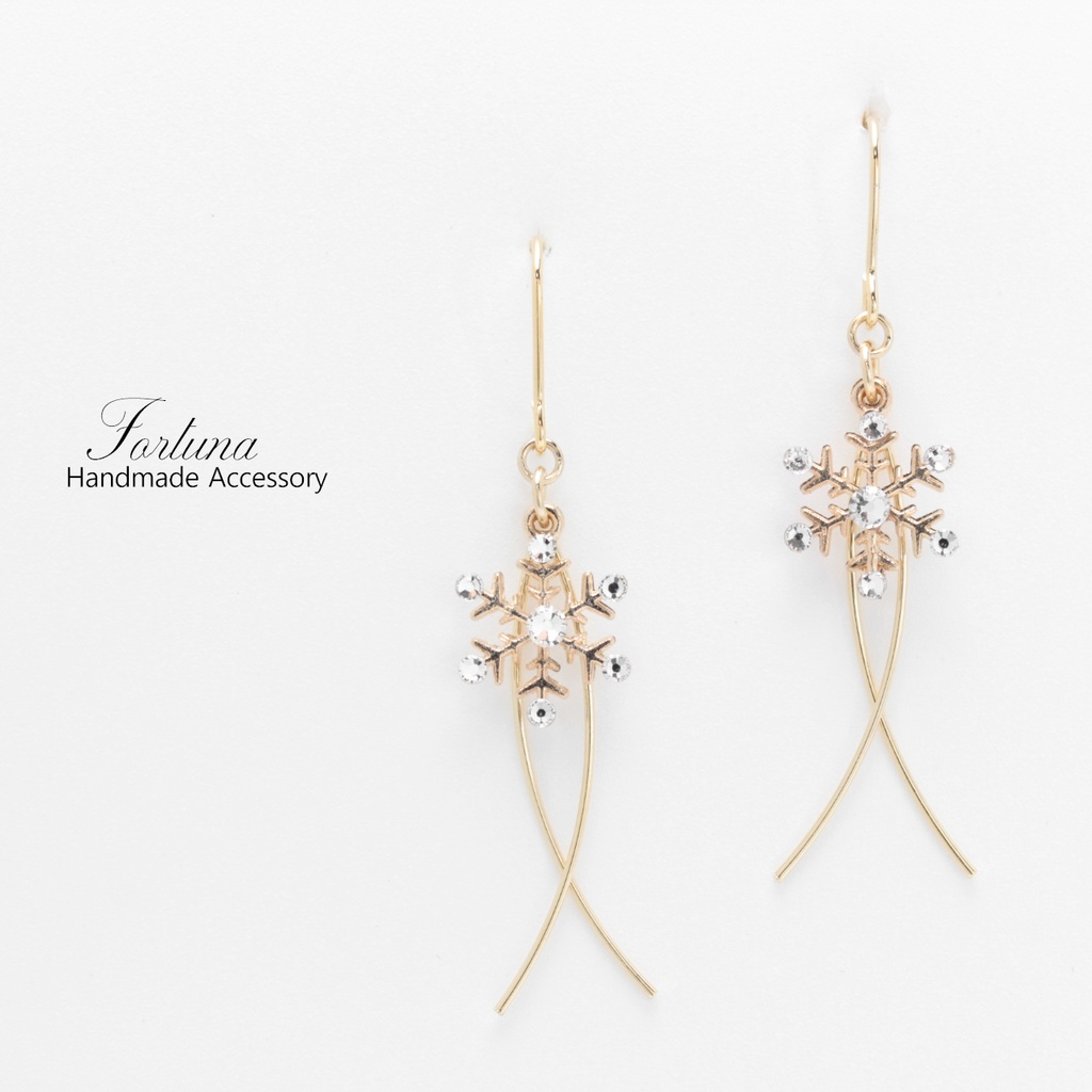 Snow＆Arch(943) ピアス/イヤリング/ノンホールピアス/樹脂ピアス