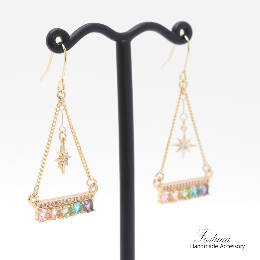 夜の遊園地(945) ピアス/イヤリング/ノンホールピアス/樹脂ピアス