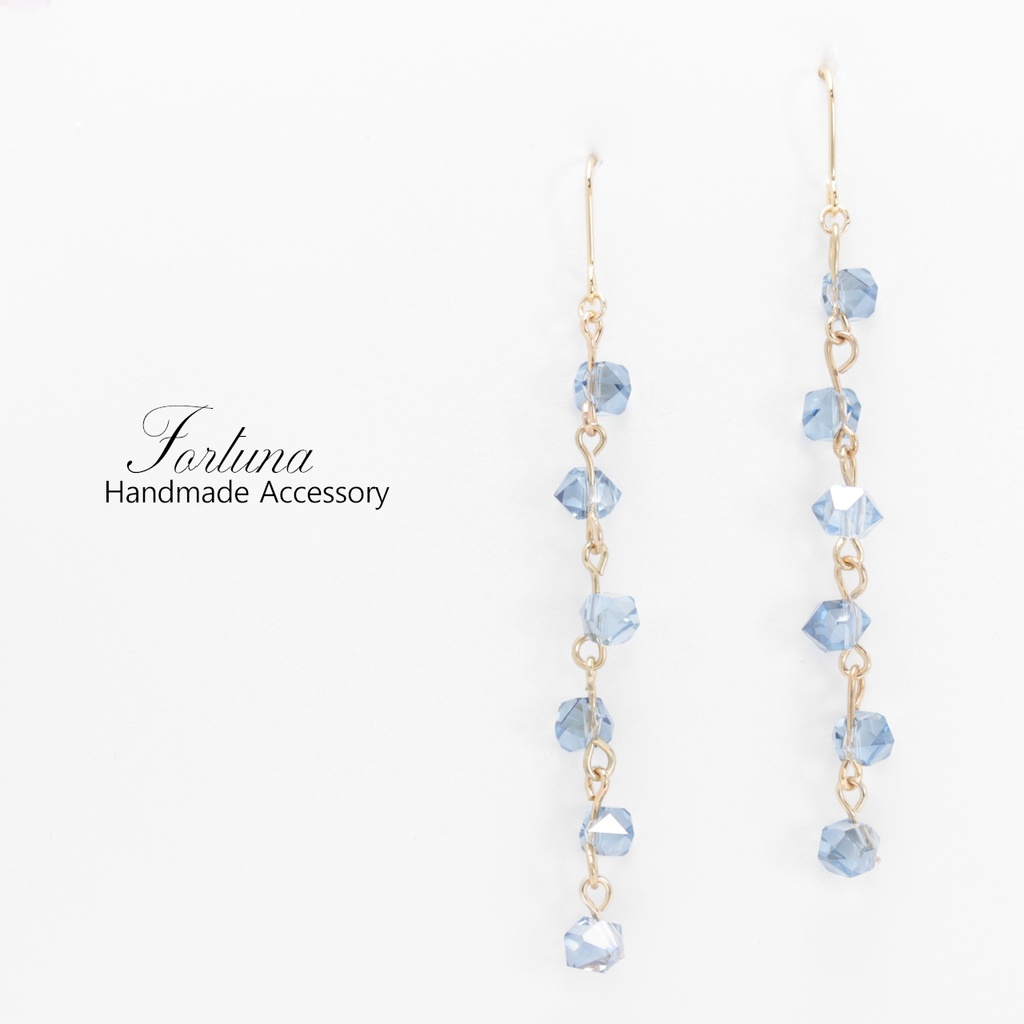 Glass beads(947) ピアス/イヤリング/ノンホールピアス/樹脂ピアス