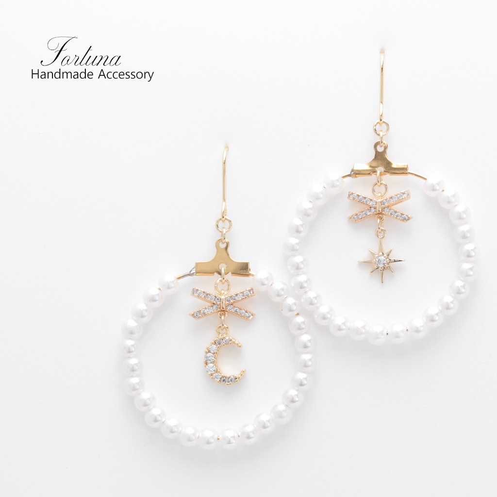 Pearl wreath(950) ピアス/イヤリング/ノンホールピアス/樹脂ピアス