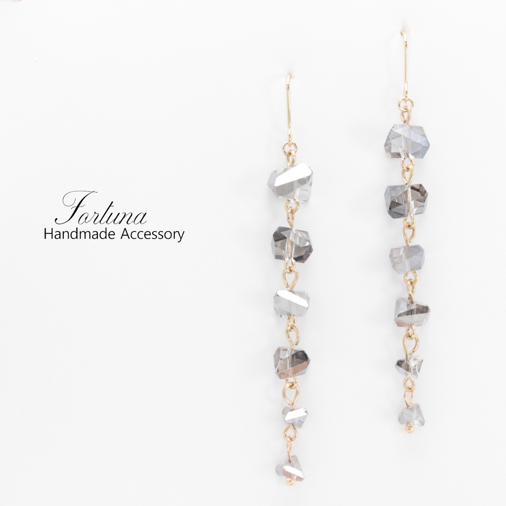 Line Beads(955) ピアス/イヤリング/ノンホールピアス/樹脂ピアス