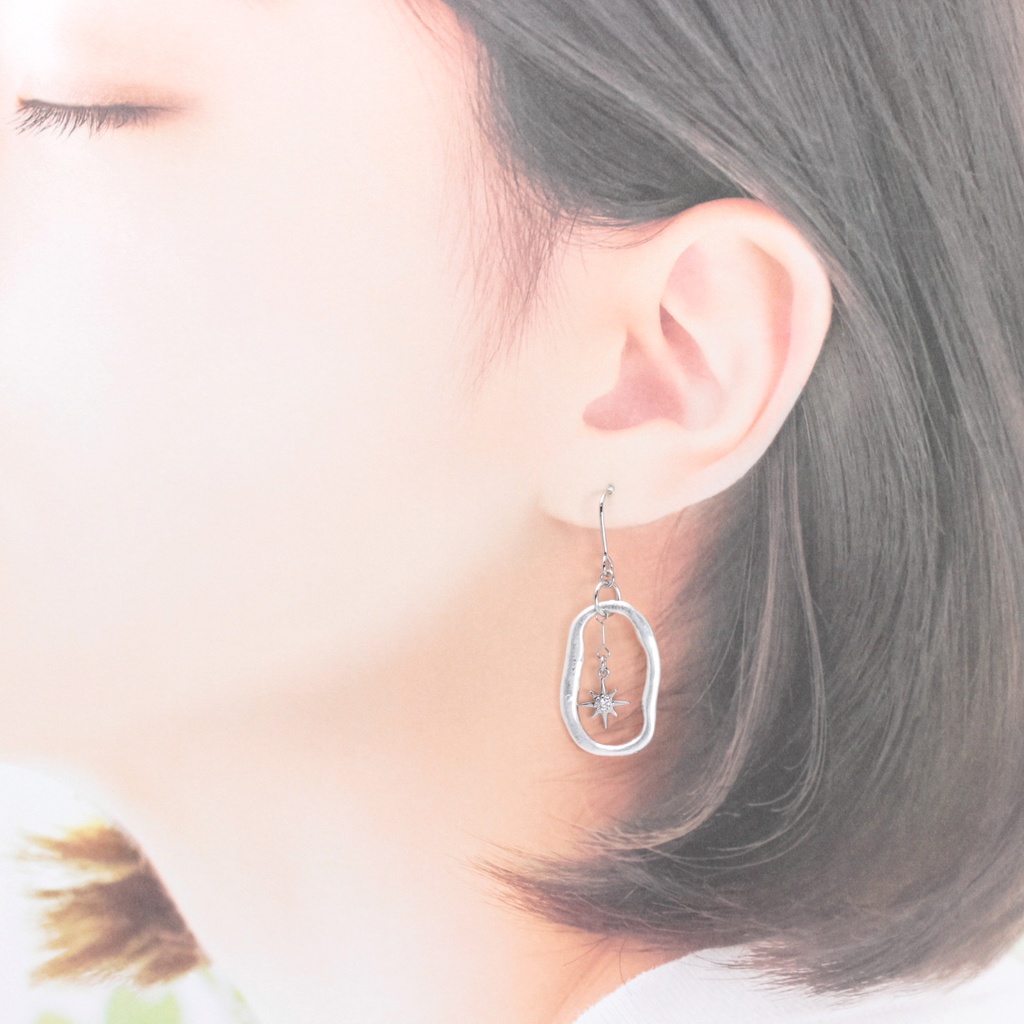 Silver Star(960) ピアス/ノンホールピアス/樹脂ピアス