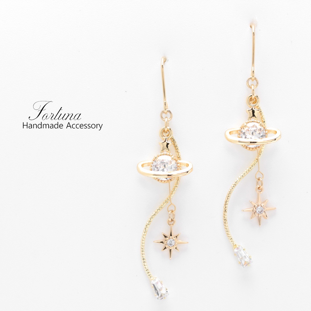 PLANET＆STAR(986) ピアス/イヤリング/ノンホールピアス/樹脂ピアス