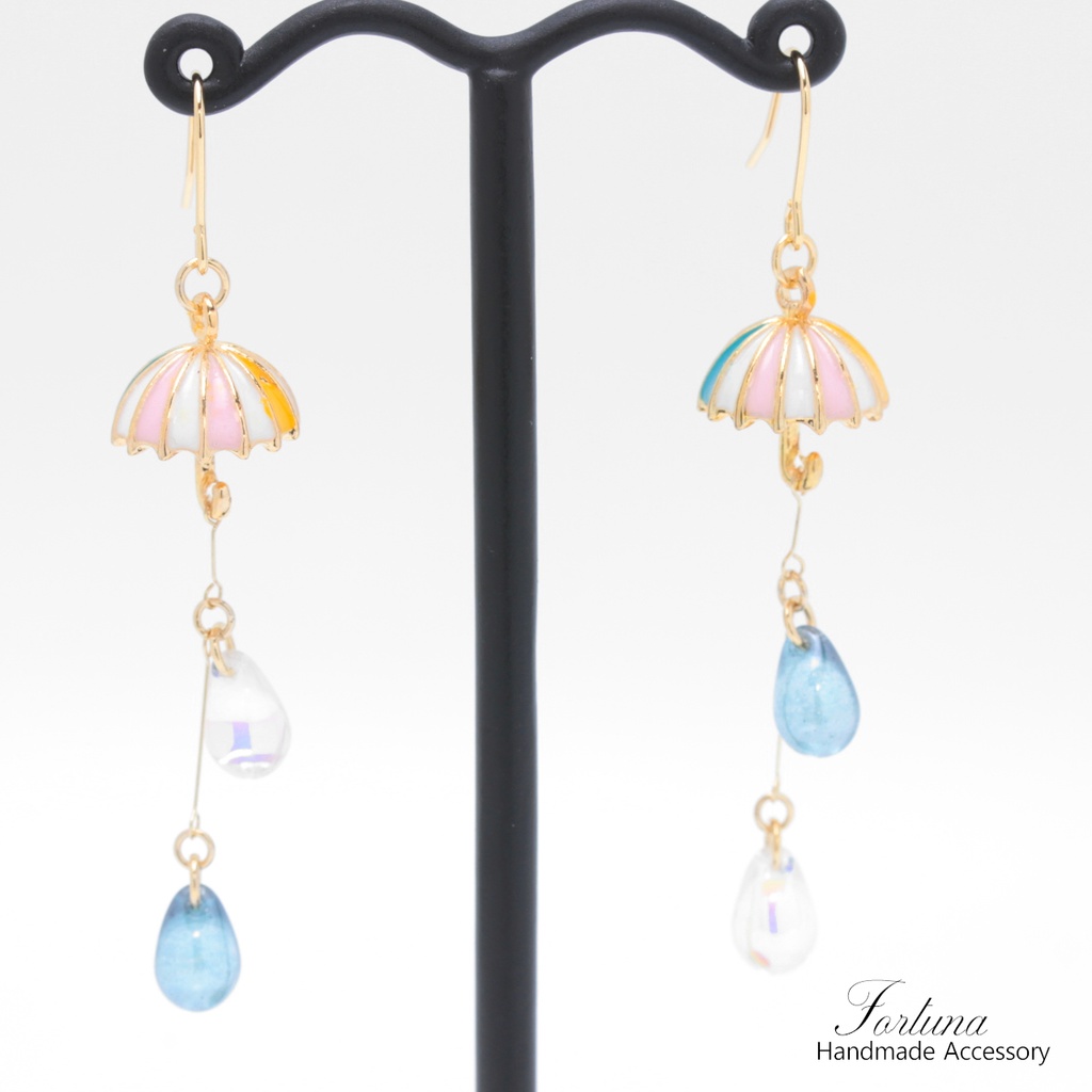 colorful umbrella~rain~(991) ピアス/イヤリング/ノンホールピアス/樹脂ピアス