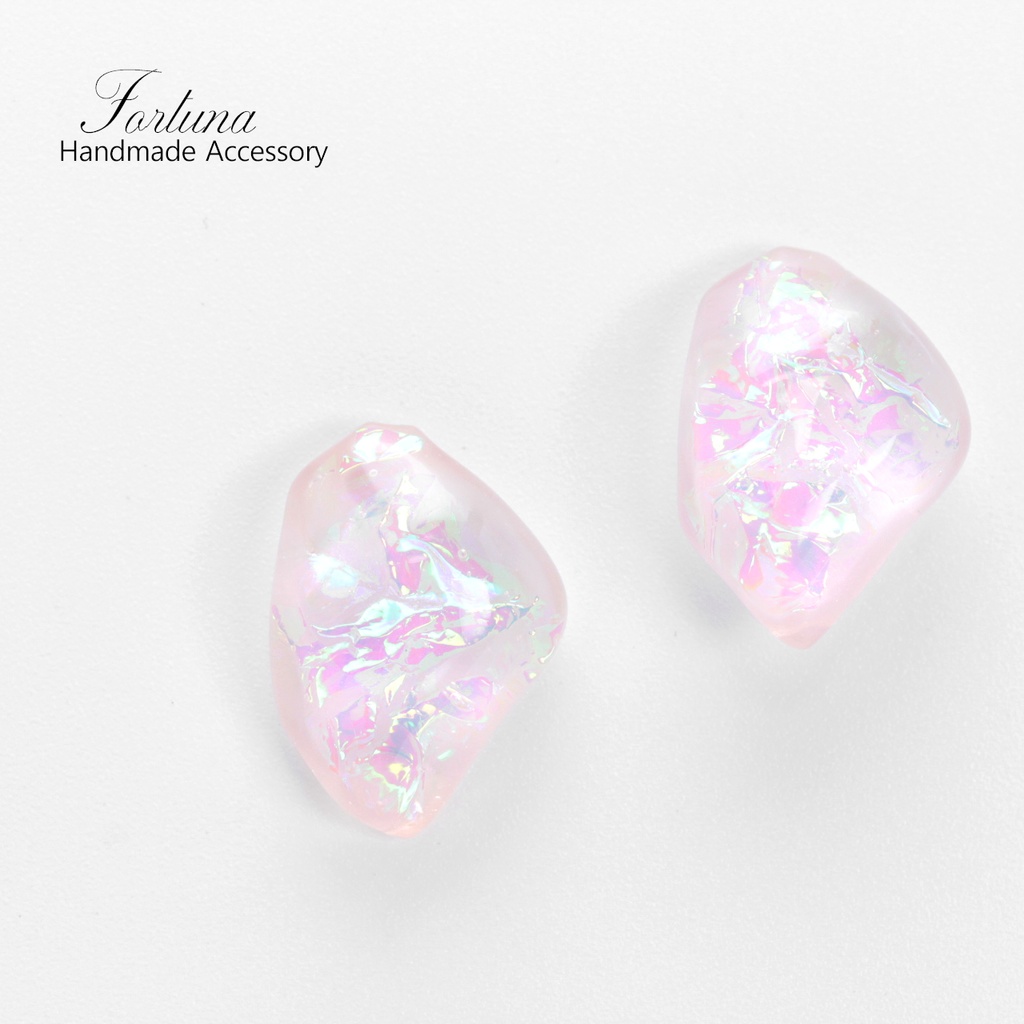 オーロラジュエル~ピンク~(1006) ピアス/ノンホールピアス/樹脂ピアス