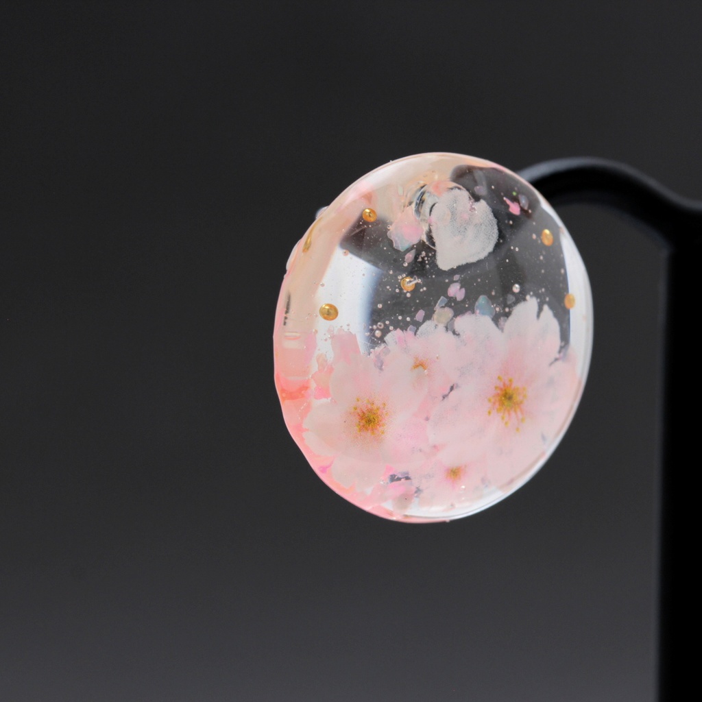 桜(1029) ピアス/ノンホールピアス/樹脂ピアス