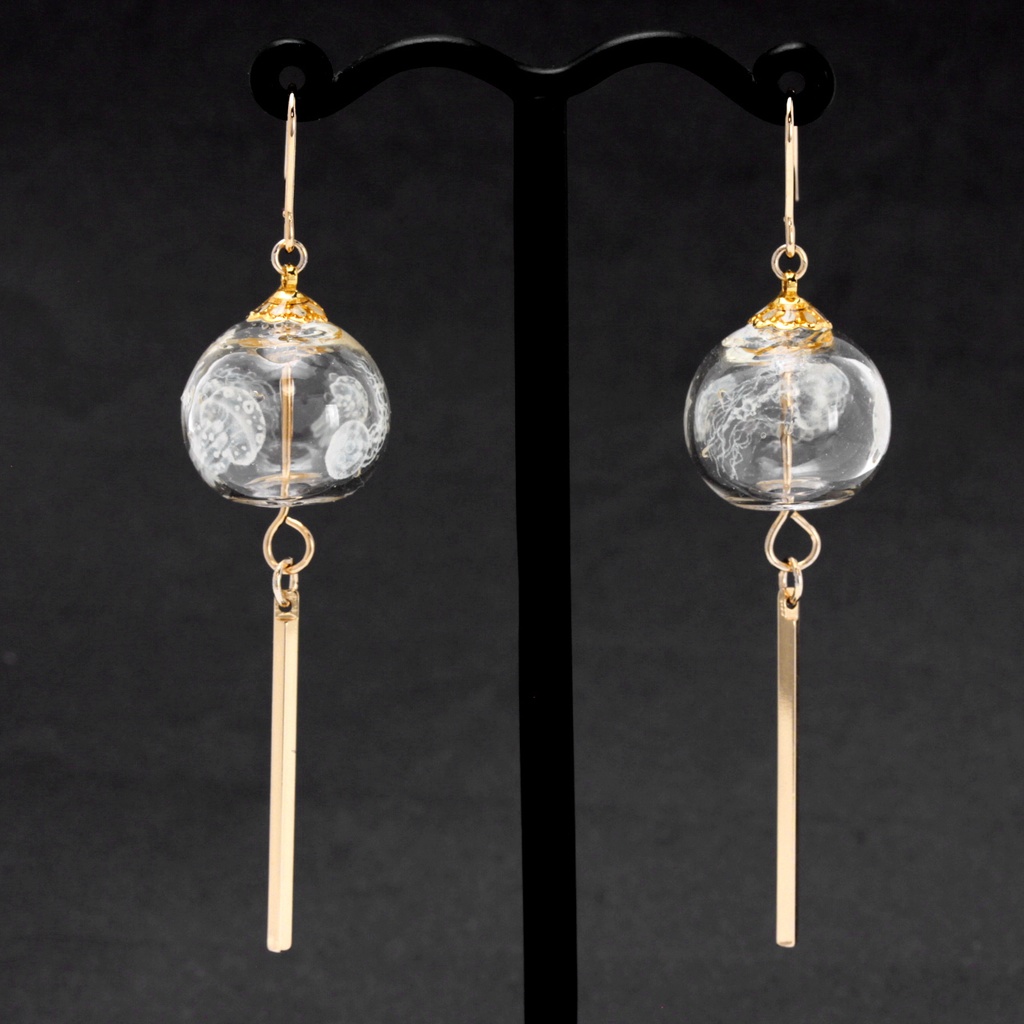 風鈴~海月~(1133) ピアス/イヤリング/ノンホールピアス/樹脂ピアス