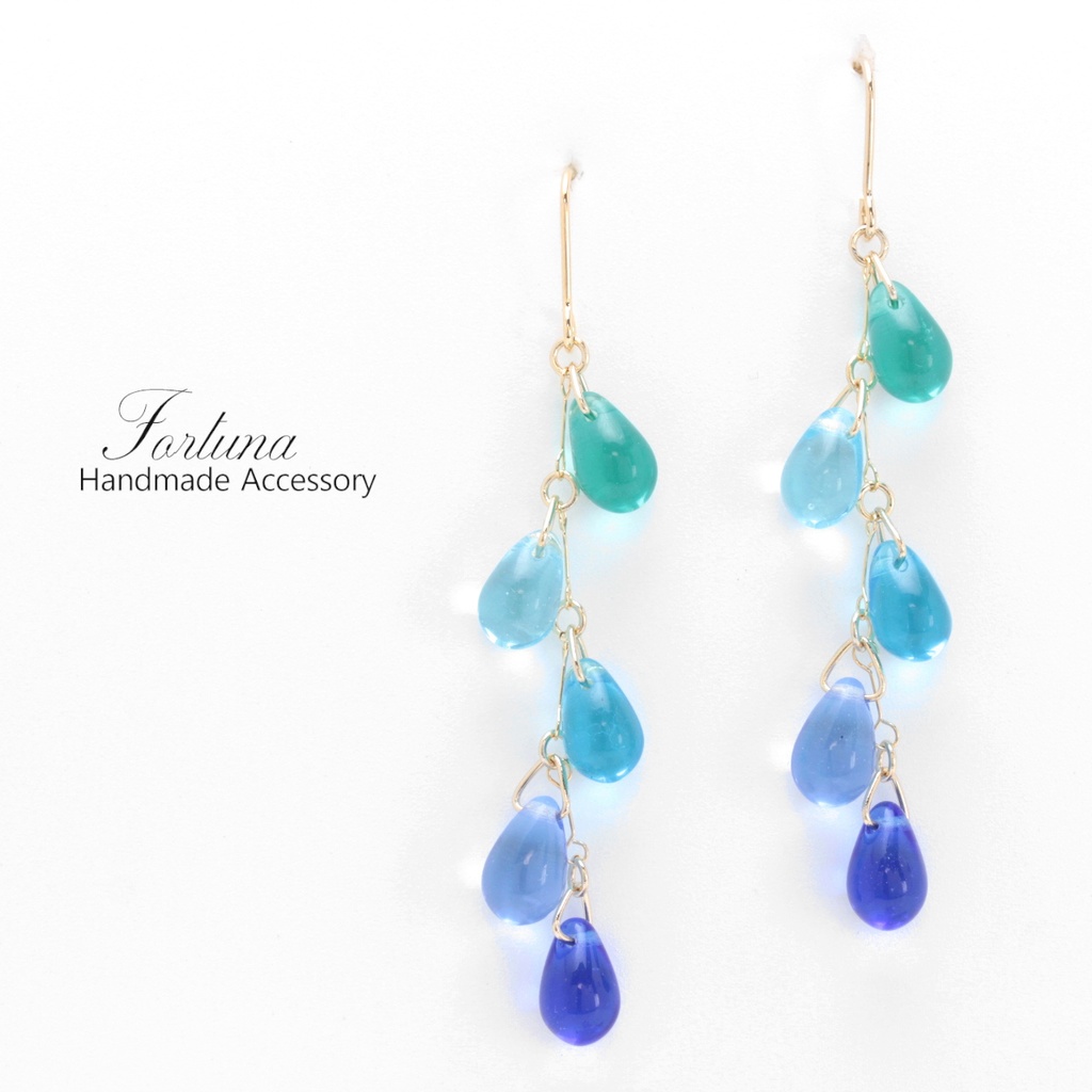 マリンドロップ(1135) ピアス/イヤリング/ノンホールピアス/樹脂ピアス