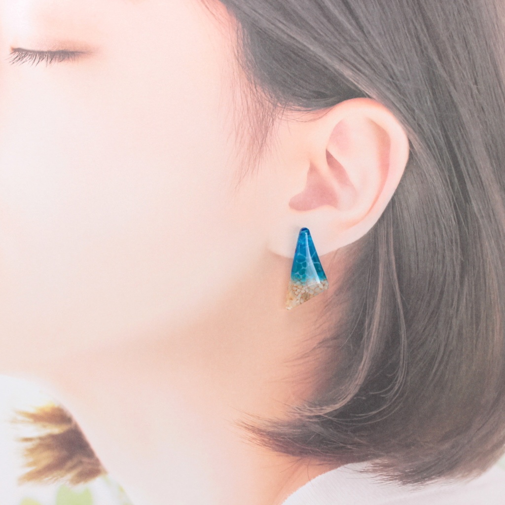 波の音(1144) ピアス/ノンホールピアス/樹脂ピアス