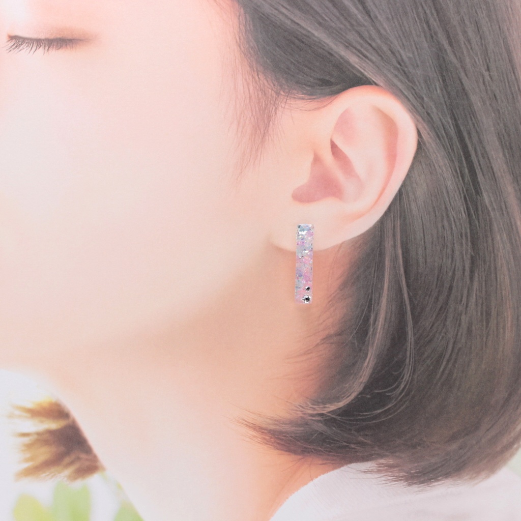 Pastel Jewel①(1212) ピアス/ノンホールピアス/樹脂ピアス