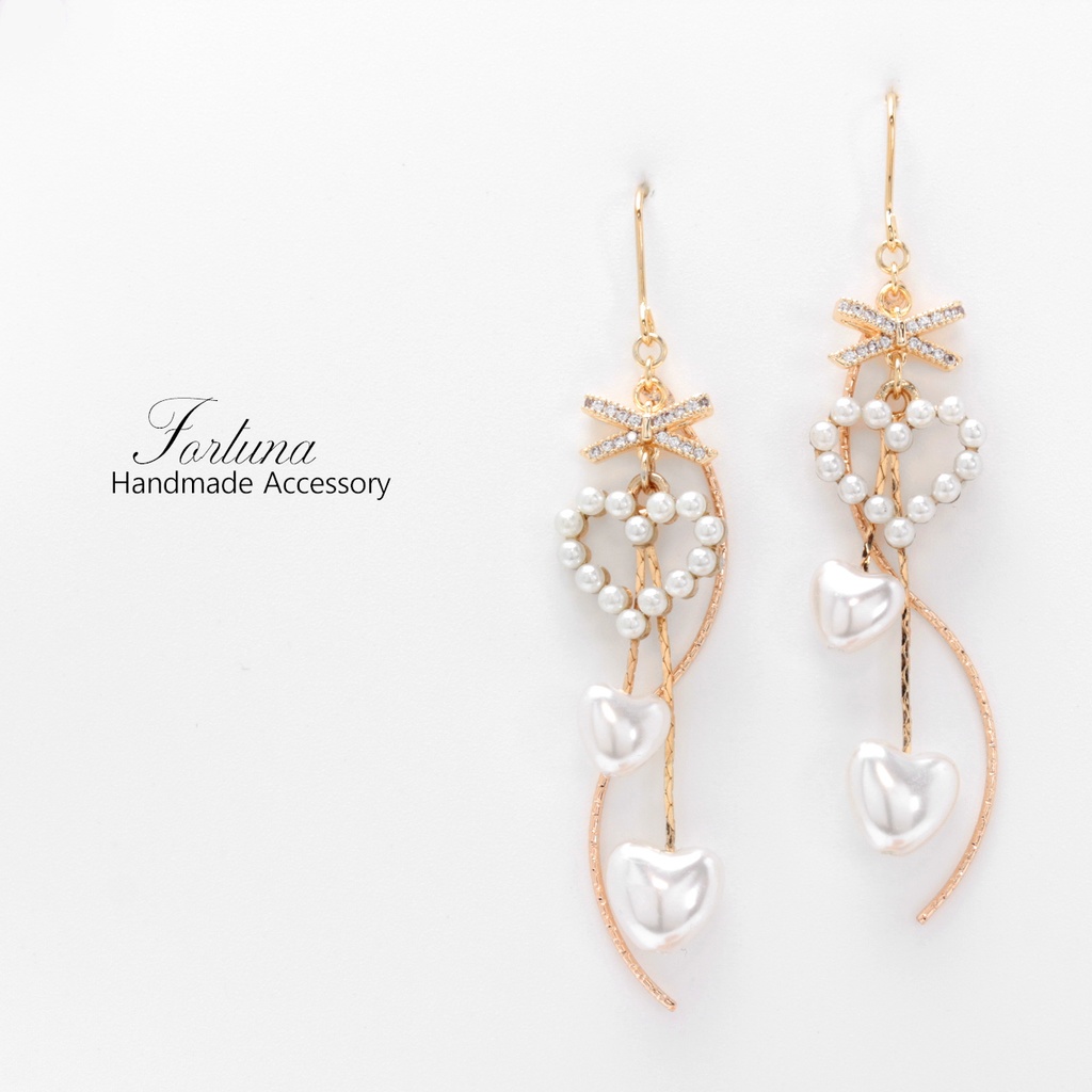 Cute Pearl(1256) ピアス/イヤリング/ノンホールピアス/樹脂ピアス