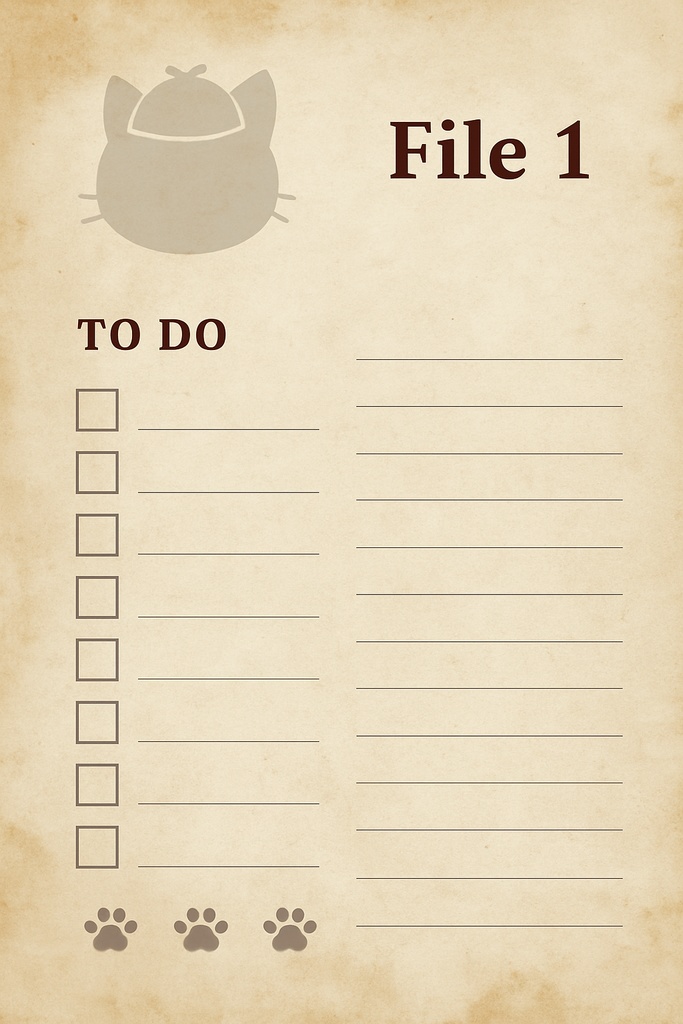 探偵モフ太朗調査手帳