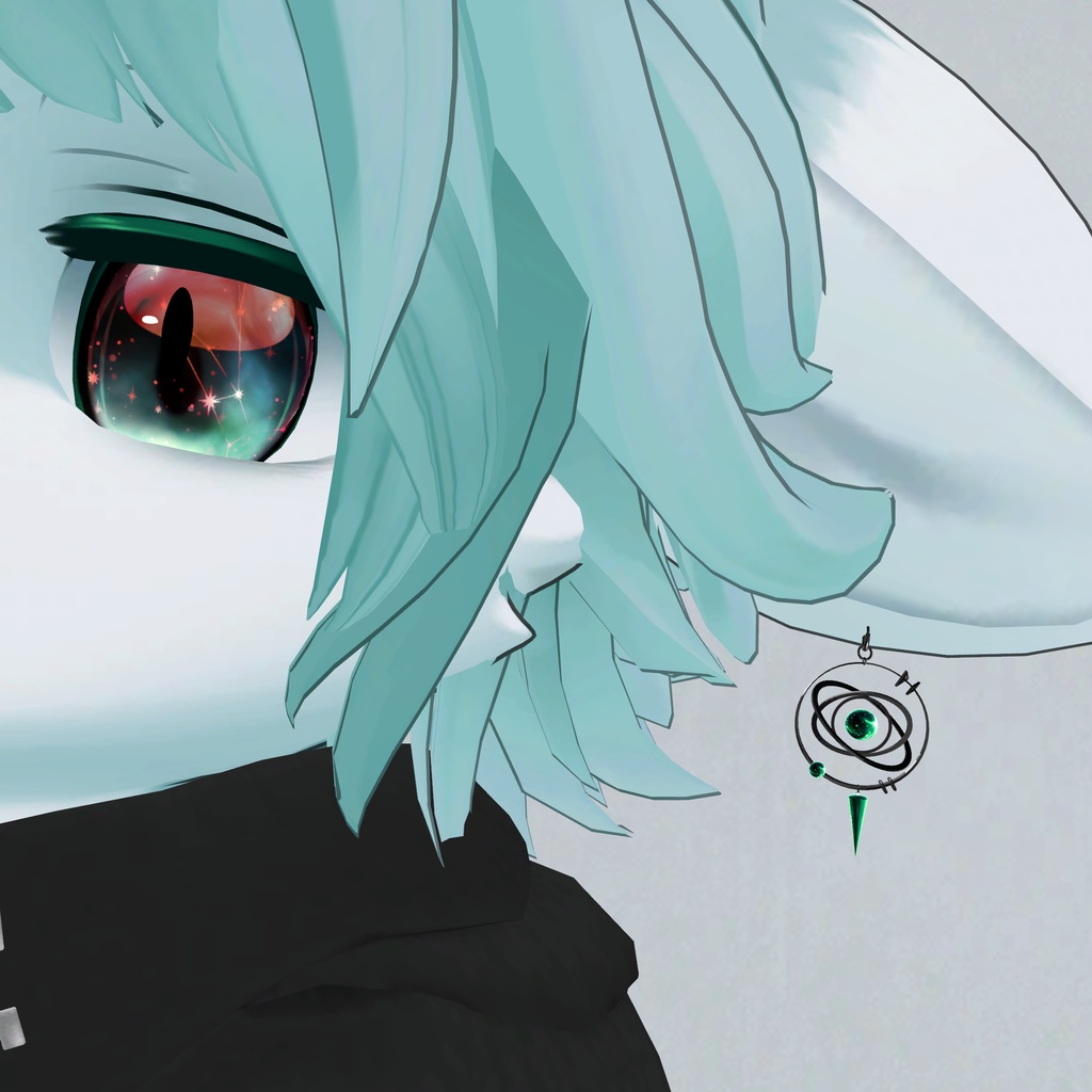 【無料】【QUEST対応】天球儀ピアス