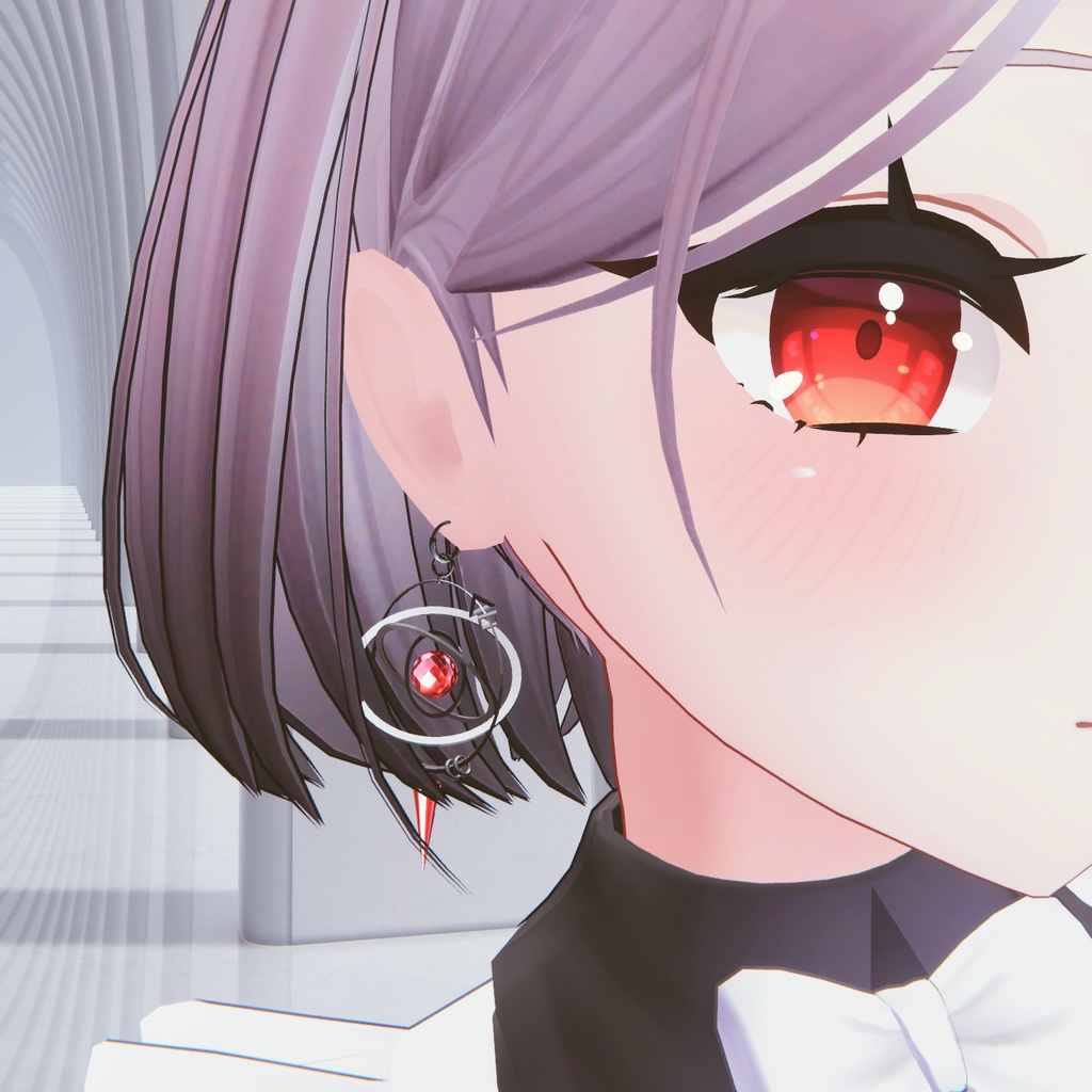 【無料】【QUEST対応】天球儀ピアス